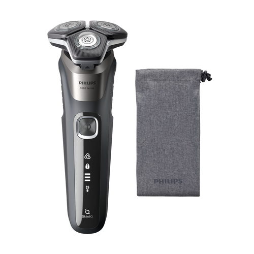 Rasoio barba elettrico Rasoio barba Philips S5887 10 5000 SERIES SkinIQ Grigio carbone (ord.min.1.00 unità)