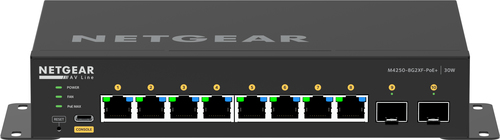 Switch di rete Switch di rete Netgear GSM4210PX 100EUS AV SERIE M4250 8G2XF Black (ord.min.1.00 unità)
