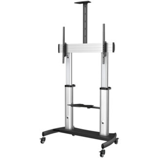 Carrello porta tv e monitor Carrello monitor Startech.Com STNDMTV100 Black e Silver (ord.min.1.00 unità)