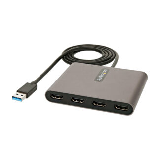 Cavo adattatore Cavo adattatore Startech.Com USB32HD4 USB a HDMI a 4 porte Grigio (ord.min.1.00 unità)