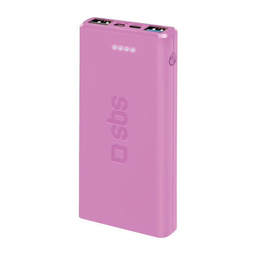 Power bank Power bank Sbs TTBB10000FASTP FAST CHARGER 10W Intelligent Charge Pink (ord.min.1.00 unità)