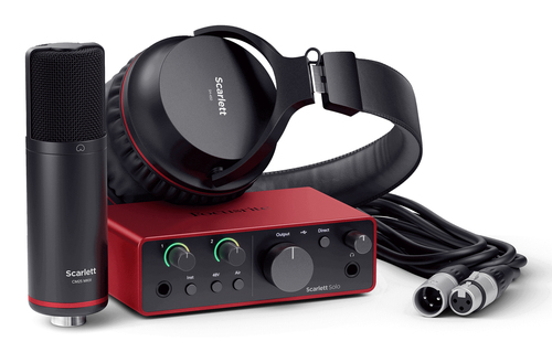 Interfaccia audio Interfaccia audio Focusrite SCARLETT Solo Studio 4Gen Red e Black (ord.min.1.00 unità)