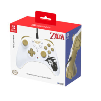 Gamepad Gamepad Hori NSW 463U SWITCH Horipad Turbo Wired Zelda Edition White e (ord.min.1.00 unità)