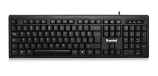 Tastiera computer Tastiera computer Hamlet XKKU200 IT SERIE 200 Wired Black (ord.min.1.00 unità)