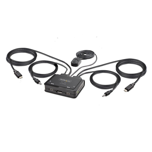 Kvm switch Kvm switch Startech.Com C2 D46 UC2 CBL KVM USB C 4K Black (ord.min.1.00 unità)