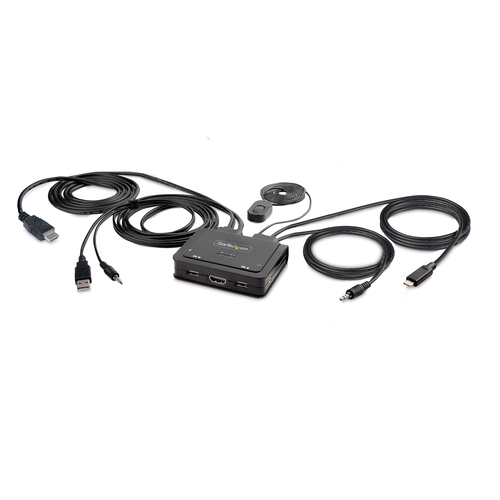 Kvm switch Kvm switch Startech.Com C2 H46 UAC CBL KVM USB C e HDMI Ibrido 4K Blac (ord.min.1.00 unità)