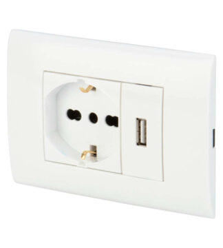 Placca elettrica Placca elettrica Poly Pool PP6096X Bianco (ord.min.1.00 unità)