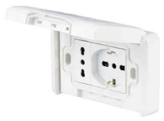 Placca elettrica Placca elettrica Poly Pool PP6097X Bianco (ord.min.1.00 unità)