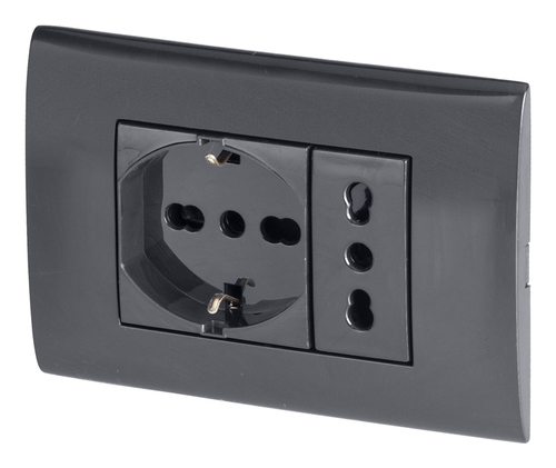 Placca elettrica Placca elettrica Poly Pool PP6094 1X Antracite (ord.min.1.00 unità)