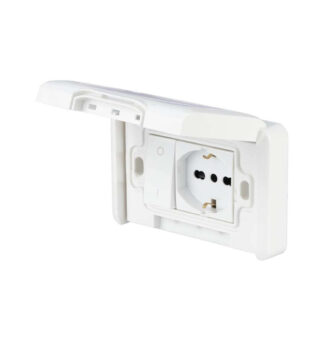 Placca elettrica Placca elettrica Poly Pool PP6098X Bianco (ord.min.1.00 unità)