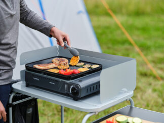 Fornello campeggio Fornello campeggio Camping Gaz 2197182 Bistrò Grill piastra antiaderen (ord.min.1.00 unità)