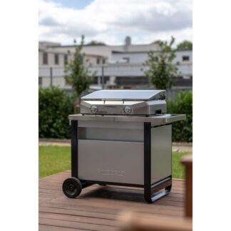 Carrello barbecue Carrello barbecue Camping Gaz 2000036959 ATTITUDE Deluxe Trolley Silve (ord.min.1.00 unità)