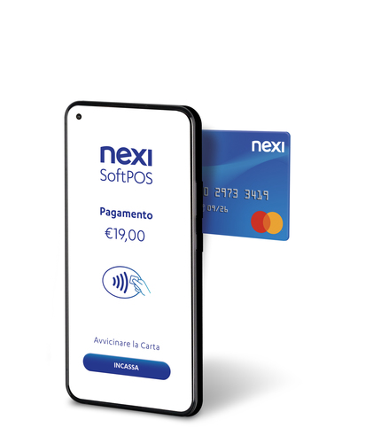 Lettore carte di credito Lettore carte di credito Nexi SoftPOS (ord.min.1.00 unità)