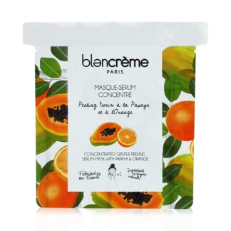 Maschera bellezza Blancreme Paris Viso in tessuto papaya e arancia 1 p Maschere bellezza (ord.min.1.00unità)