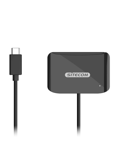 Lettore smart card Lettore smart card Sitecom MD 1002 USB C ID Card Reader Black (ord.min.1.00 unità)