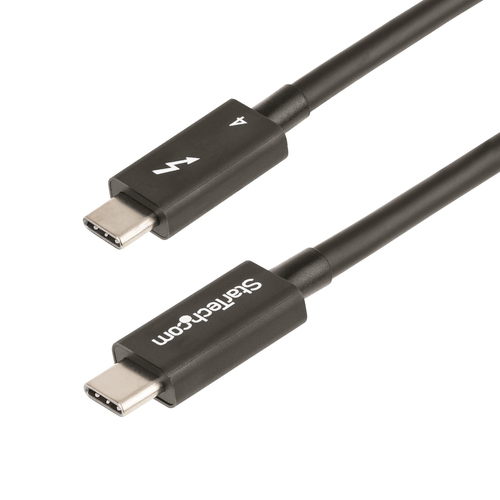 Cavo Thunderbolt Cavo Thunderbolt Startech.Com TBLT4MM1M 4 PD 100W Black (ord.min.1.00 unità)