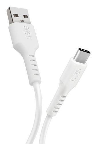 Cavo USB C Cavo USB C Sbs TECABLEMICROC10W 2.0 White (ord.min.1.00 unità)