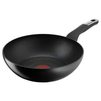 Wok Wok Lagostina 010271041828 UNLIMITED 1 manico Nero (ord.min.1.00 unità)