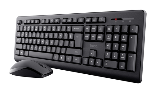 Tastiera e mouse Tastiera e mouse Trust 25434 PRIMO Wireless desk set Black (ord.min.1.00 unità)