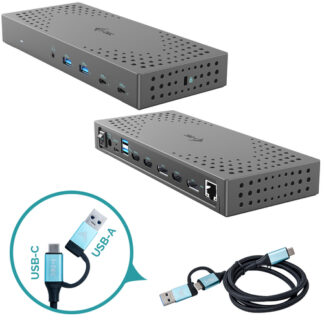HUB i tec CATRIPLE4KDOCKPD2IT Docking Station Gen 2 + Power Delivery 1 Hub multiporta (ord.min.1.00unità)