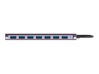 Hub USB Hub USB Hamlet XHUB 07A3P 3.0 Gray (ord.min.1.00 unità)