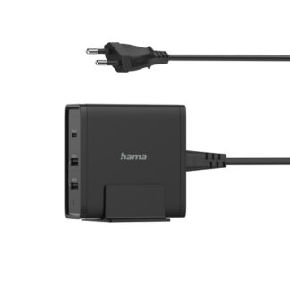 Caricabatterie USB Caricabatterie Hama 00200017 CHARGER STATION 65W Power Delivery Black (ord.min.1.00 unità)