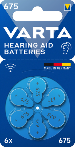 Batteria apparecchi acustici Batteria Varta 24600 101 416 HEARING AID 675 Blu (ord.min.1.00 unità)