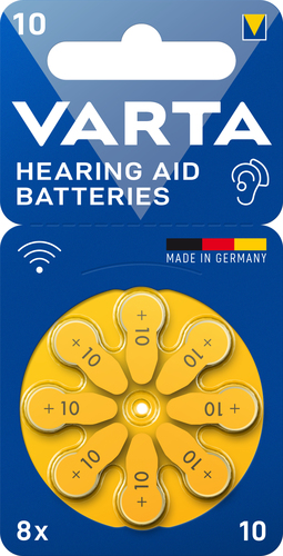 Batteria apparecchi acustici Batteria Varta 24610 101 418 HEARING AID 10 Giallo (ord.min.1.00 unità)