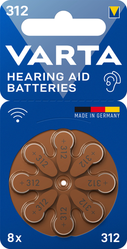 Batteria apparecchi acustici Batteria Varta 24607 101 418 HEARING AID 312 Marrone (ord.min.1.00 unità)