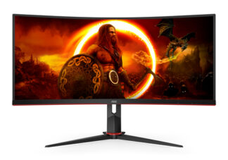 Monitor Monitor Aoc CU34G2XP BK AGON Curvo Black e Red (ord.min.1.00 unità)