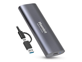 Box esterno hard disk Box esterno hard disk Hamlet HXDM2 10GY USB C 3.2 Gray (ord.min.1.00 unità)