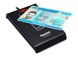 Lettore smart card Lettore smart card Hamlet HUSCR CIE NFC Reader Black (ord.min.1.00 unità)