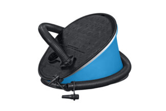 Gonfiatore Bestway 62005 6 a piede Air Step (1,6 lt) Nero e Azzurro Gonfiatore (ord.min.1.00unità)