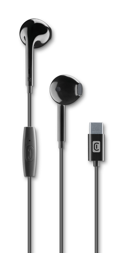 Auricolari microfono filo Auricolari microfono filo Cellular Line AUCAPSULETYPECK CAPSULE Black (ord.min.1.00 unità)
