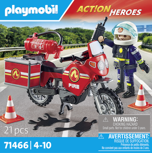 Costruzioni Costruzioni Playmobil 71466 ACTION HEROES Moto dei pompieri (ord.min.1.00 unità)