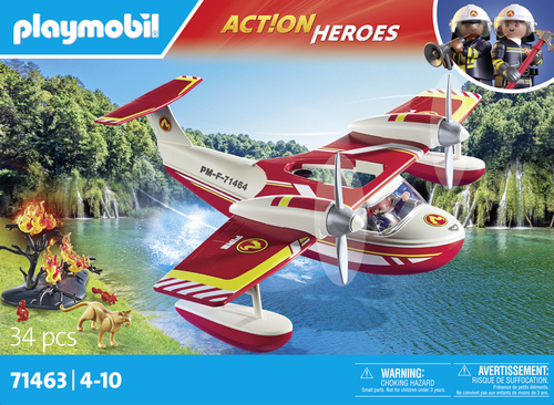 Costruzioni Costruzioni Playmobil 71463 ACTION HEROES Idrovolante dei pompieri (ord.min.1.00 unità)