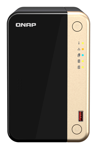 NAS NAS Qnap TS 264 8G TS SERIES 2 Bay Black e Gold (ord.min.1.00 unità)
