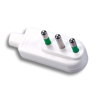 Spina elettrica Spina elettrica Fanton 85040 SALVASPAZIO Bianco e Verde (ord.min.1.00 unità)