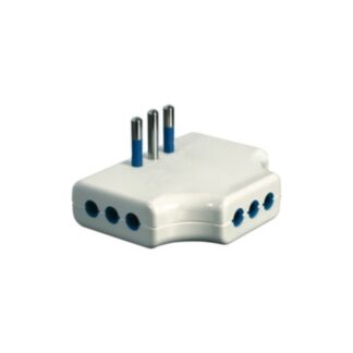 Adattatore presa elettrica Adattatore Fanton 87250 SALVASPAZIO Bianco (ord.min.1.00 unità)