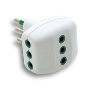 Adattatore presa elettrica Adattatore Fanton 87200 Bianco (ord.min.1.00 unità)