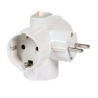 Adattatore presa elettrica Adattatore Fanton 82260 con interruttore Bianco (ord.min.1.00 unità)
