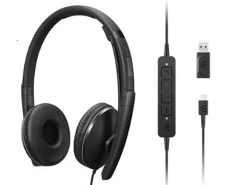 Cuffie microfono filo Cuffie microfono filo Lenovo 4XD1M39029 Wired ANC Headset Gen 2 Black (ord.min.1.00 unità)