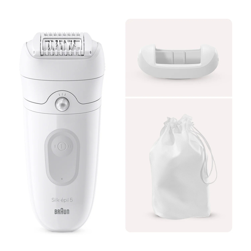 Epilatore Epilatore Braun SE5 011 SILK EPIL 5 White e Grey (ord.min.1.00 unità)