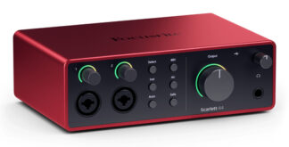 Interfaccia audio Interfaccia audio Focusrite SCARLETT 4i4 Gen4 Red e Black (ord.min.1.00 unità)