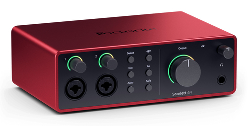 Interfaccia audio Interfaccia audio Focusrite SCARLETT 4i4 Gen4 Red e Black (ord.min.1.00 unità)
