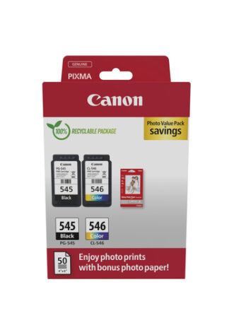 Set cartucce stampante Set cartucce stampante Canon 8287B008 Multipack + carta fotografica (ord.min.1.00 unità)