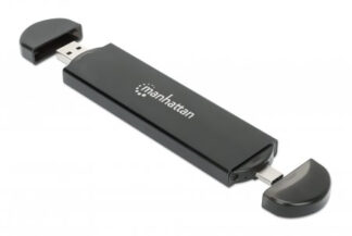Box esterno hard disk Box esterno hard disk Manhattan I CASE USB31C NGFFM2 USB C e USB A Bla (ord.min.1.00 unità)