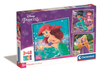 Puzzle Puzzle Clementoni 25304 DISNEY PRINCESS Super Color (ord.min.1.00 unità)