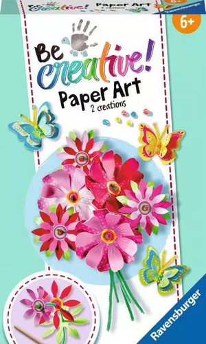 Creativo Paper Art 2 Creations Flowers Ravensburger 23678 BE CREATIVE (ord.min.1.00 unità)