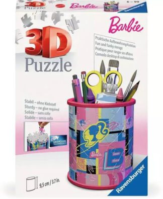 Puzzle Puzzle Ravensburger 11585 3D Portapenne Barbie (ord.min.1.00 unità)